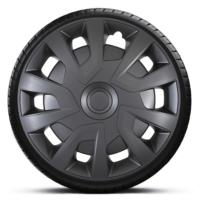 Coverline, 16" Argo Revo Van Black-hjulkapselsett