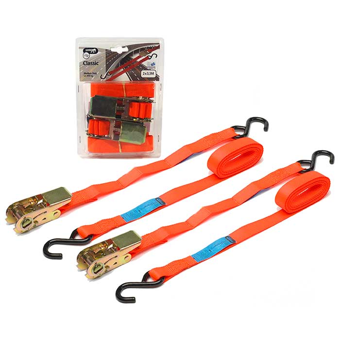 Jumbo, bagasjeremmer motorcykel suring 2 Stk.