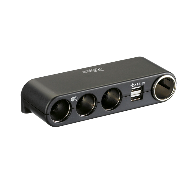 Avant, strømuttak med 4 uttak og USB 12/24 V