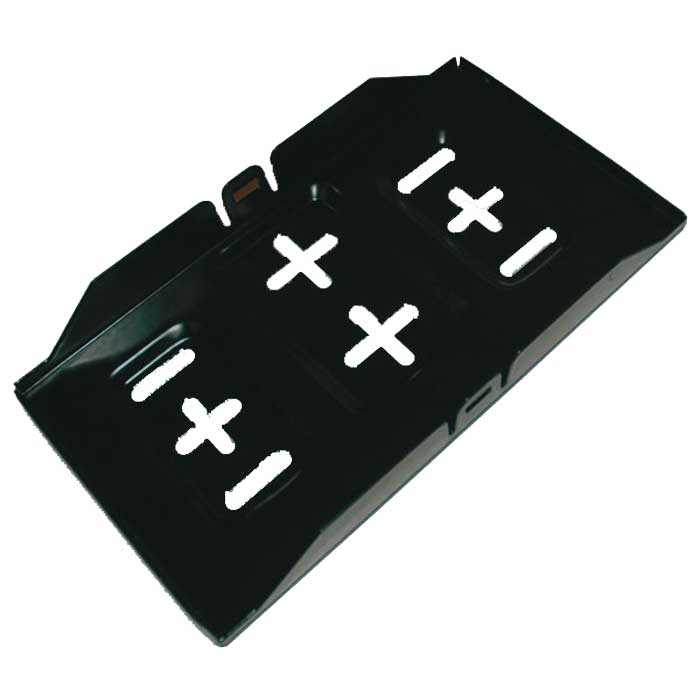 Avant, stor batterihylle, sort, 33 × 18 cm