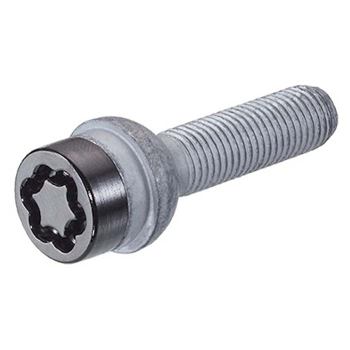 McGard, låsebolt m14x1.50 kule sort