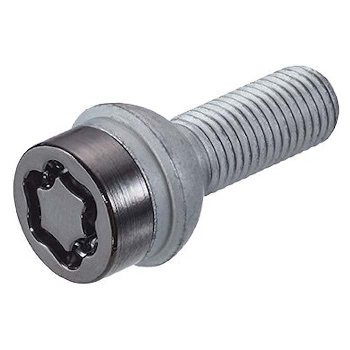 McGard, låsebolt M12x1.50 kule svart