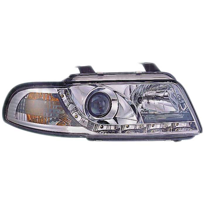 , Autostyle Dagslyskjørelys Frontlykter Audi A4 95-98 Chrome
