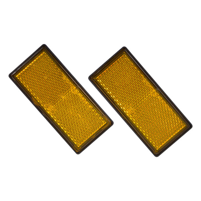 Carpoint, gul refleks 86x40 mm, 2 stk.