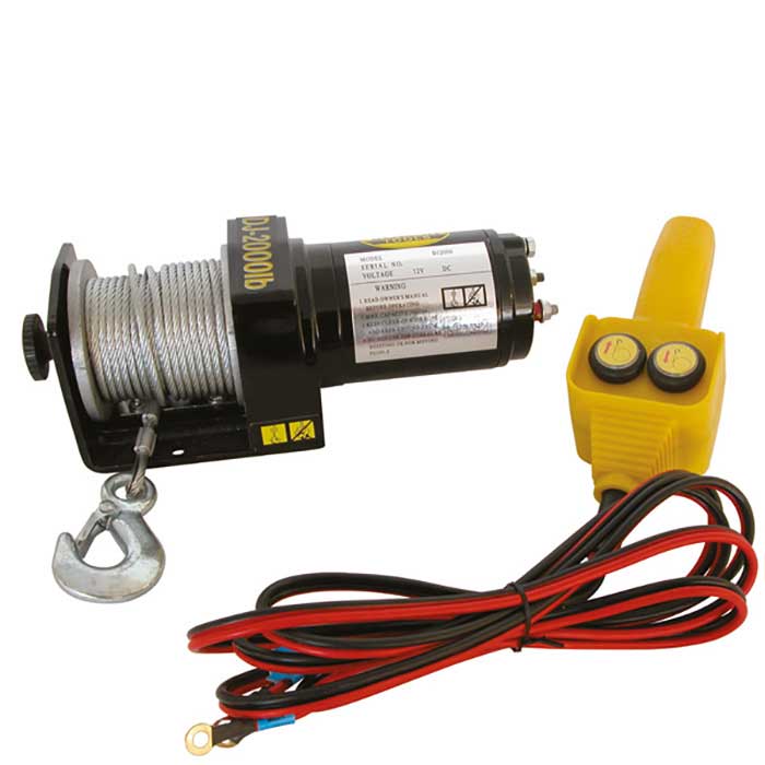 Carpoint, elektrisk vinsj 12 V, 1000 kg, 15 mետր