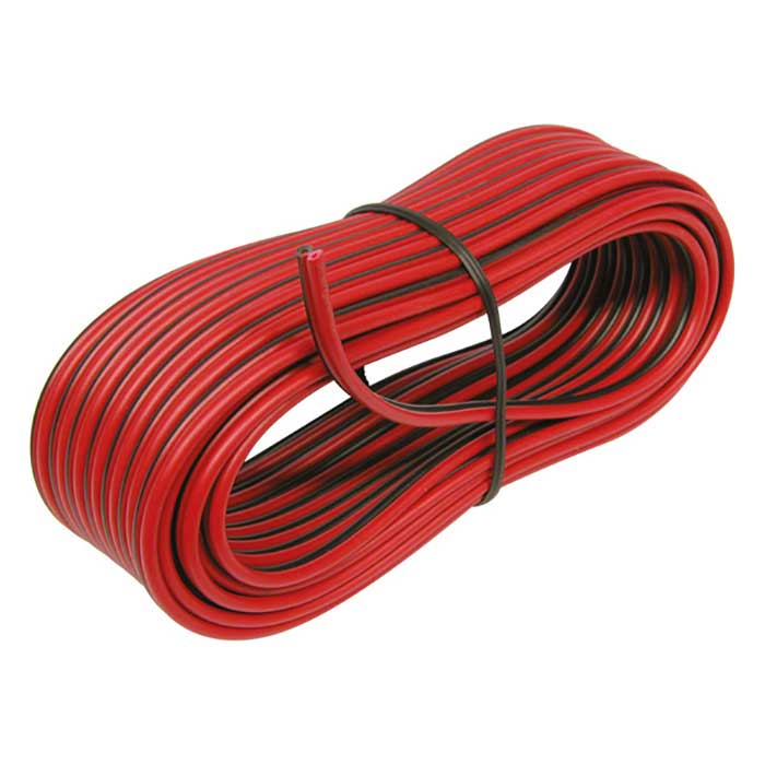 Carpoint, Kabel 2x0,75 Kv. 5 Meter Rød