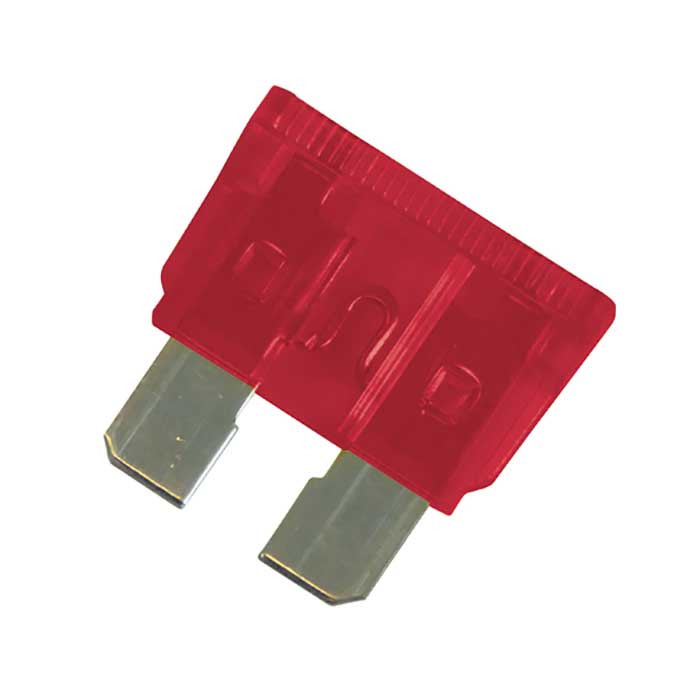 Carpoint, flatstiftsikringer 10 ampere (pakke med 5 stk.)