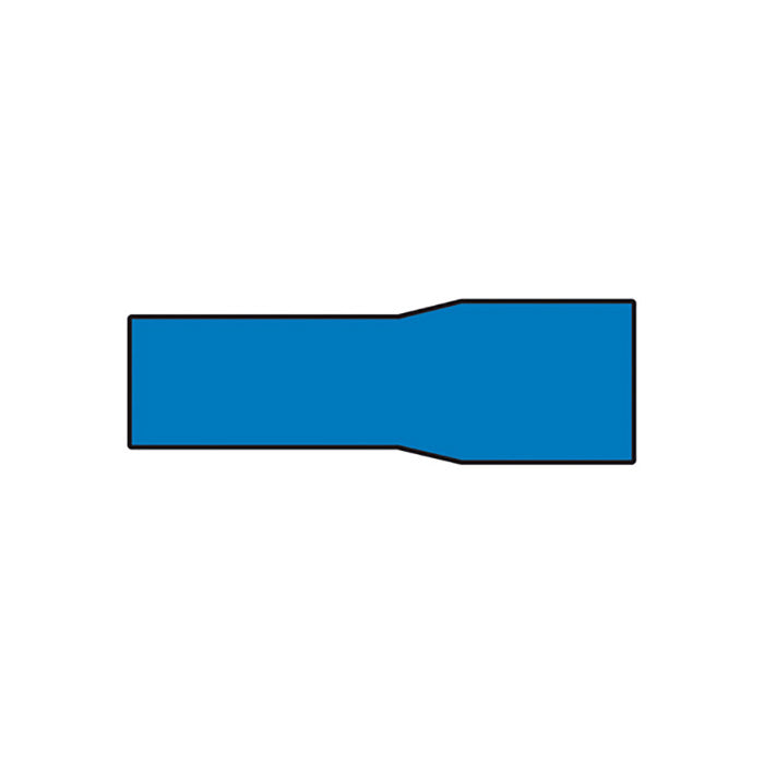 Carpoint, blå runde hunn-kabelsko 1,5–2,5 mm², 10 stk.