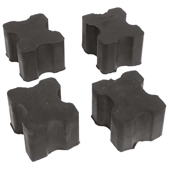 Carpoint, gummimellomlegg 4 stk. 25 mm/40 mm