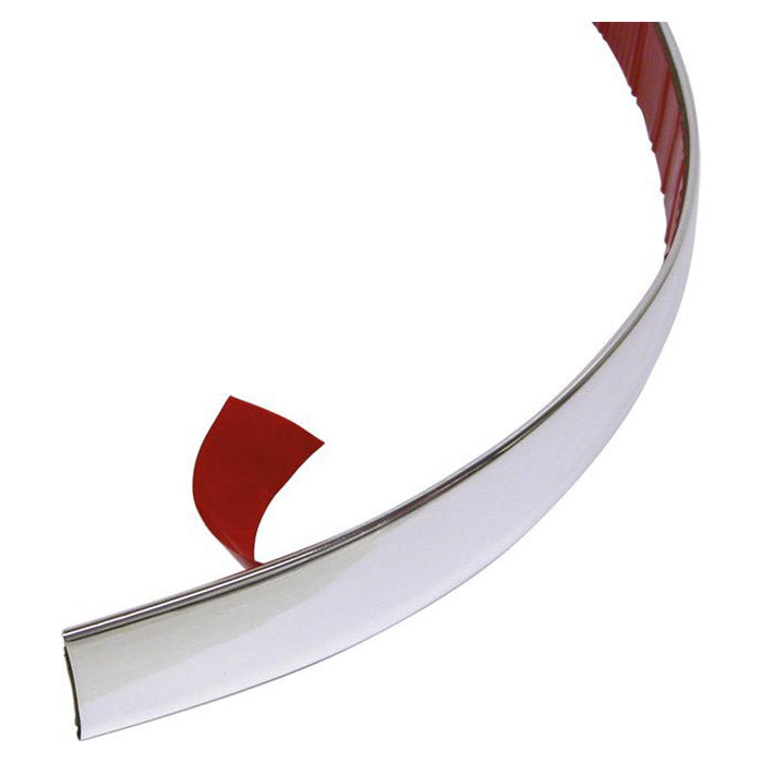 Carpoint, dekorasjonslist i krom 12 mm × 8 m
