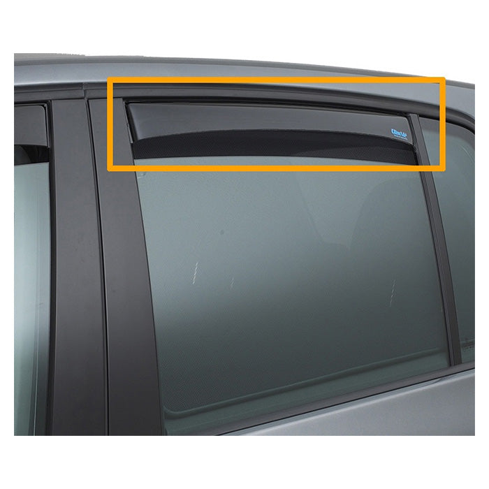 Climair, vindavviser 5drs - Dark — Passer til bakrute Golf VI 5K1 2008-2013