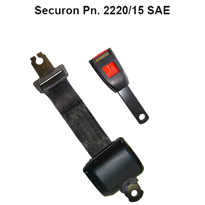 Securon, 2-punkts rullesele 112 cm + 15 cm arm