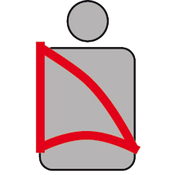 Securon, rullesele 266 cm + 30 cm arm