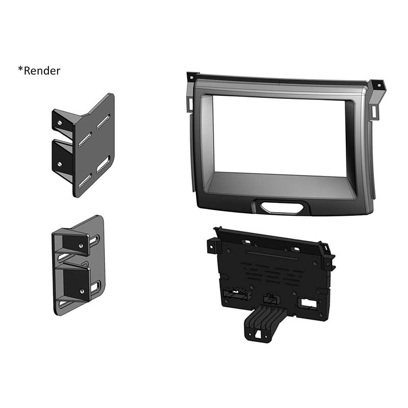 Connects2, CT23FD66 2-DIN-sett for Ford Ranger