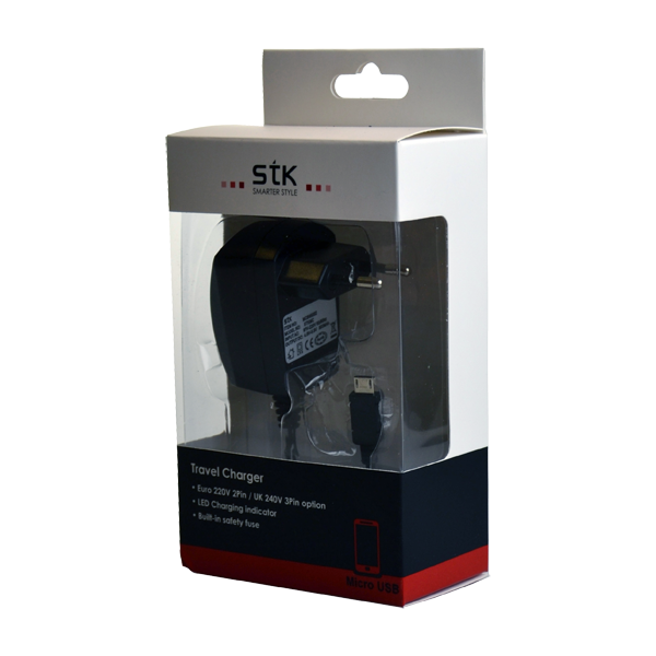 , Ladeadapter 220v Micro USB — Sett