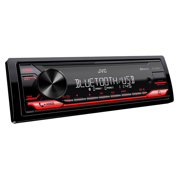 JVC KD-X282BT RDS-tuner uten drev, 100 mm dyp