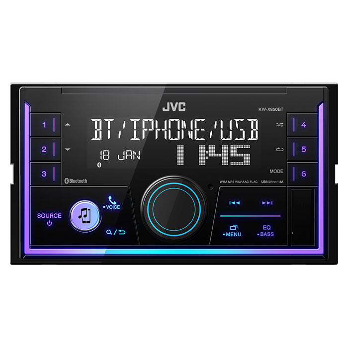 JVC, KV-X850BT 2-DIN Radio med Bluetooth og DAB