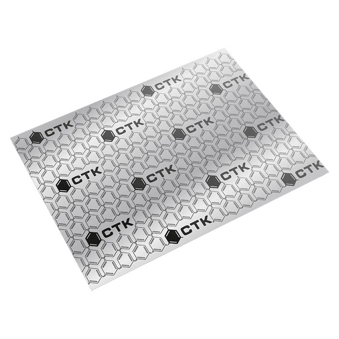 CTK, lydisolering Foilfix-aluminiumsfolie 0,2 mm, 10 ark, 3,5 m²
