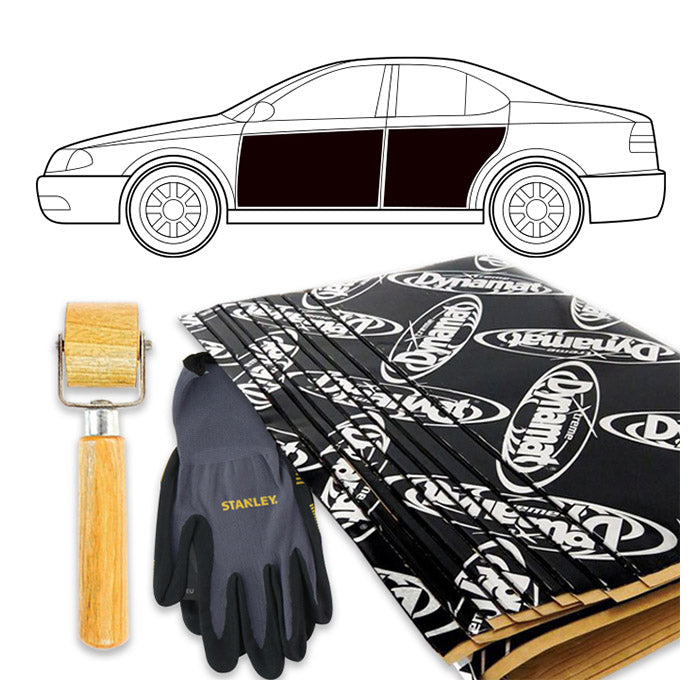 Dynamat, lyddemping Xtreme liten hatchback - dører