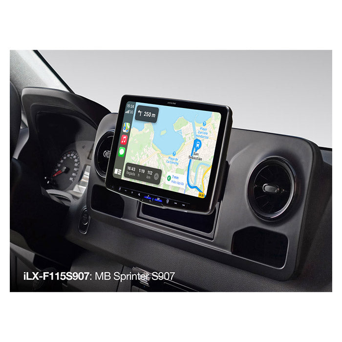 Alpine, ILX-F115S907-pakke til Halo11 til Sprinter S907