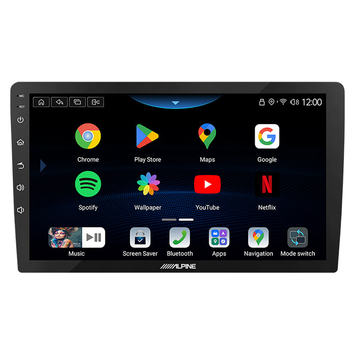 Alpine INE-AW409S multimedieskjerm med CarPlay og Android Auto