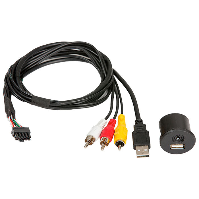 Alpine, USB/aux-pinne M. kabel