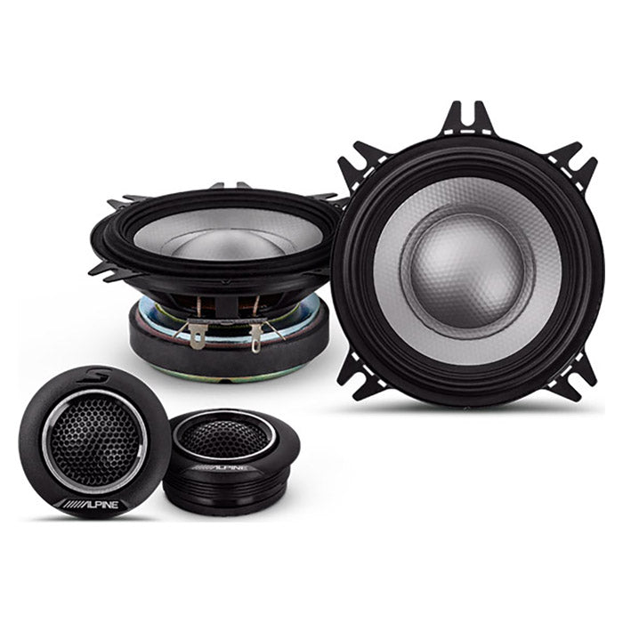 Alpine, S2-S40C 10 cm 2-veis komponentsett for høyttalere