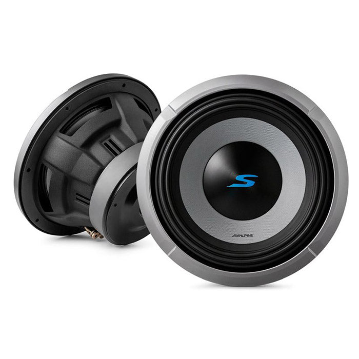 Alpine, S2-W10D4 10" subwoofer, dobbel 4 ohm