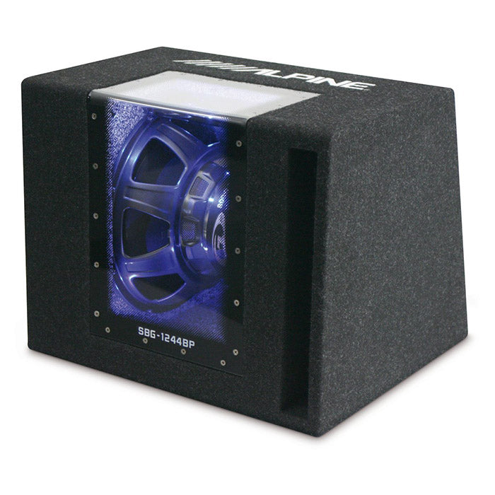 Alpine, 12-tommers subwoofer i kabinett