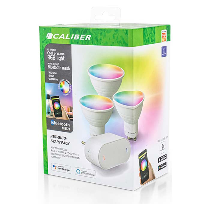 Caliber, GU10 Smart Home Starter Pack Led-pærer