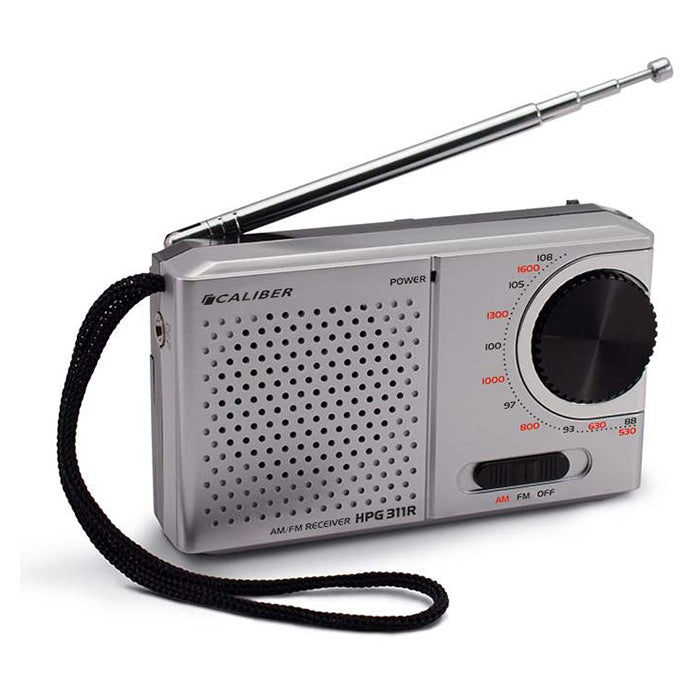Caliber, HPG311R bærbar lomme-FM-radio