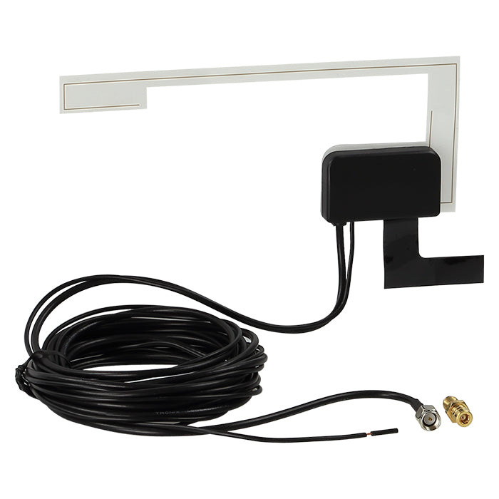 ACV, On-glass antenne DAB/DAB+ Sam(m)/SMB(f) 12V ekstern