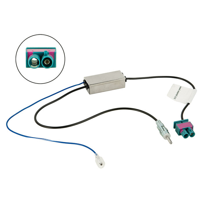 ACV, antenneadapter Fakra(m) > Din(m) 8.5V Phantom