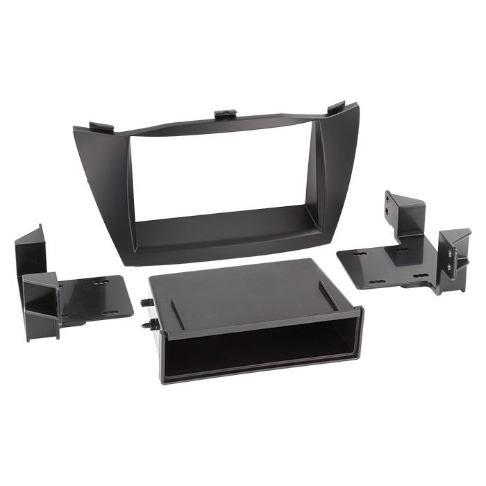 ACV, 2-DIN radioramme M/lomme sort — Passer til Hyundai IX35 2010-