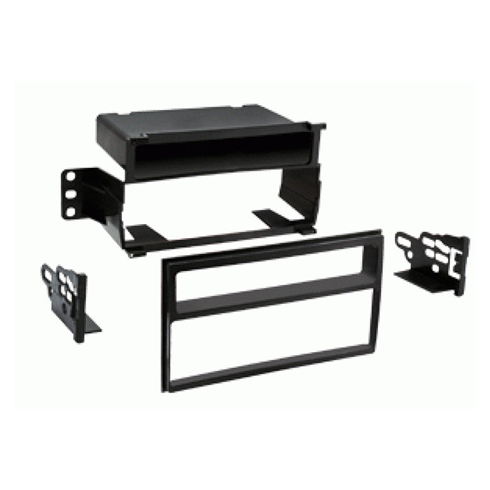 ACV, 1-DIN Radioramme M/lomme Nissan Juke/tiida Piano Sort