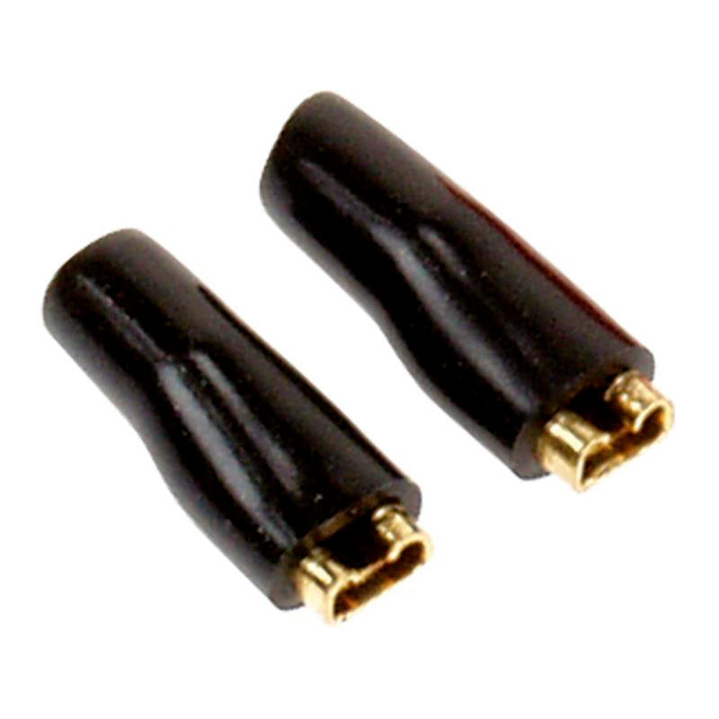 ACV, svarte høyttalerplugger 2,8 mm, 50 stk.