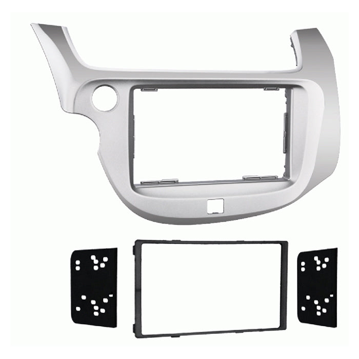 ACV, 2-DIN Radioramme Sølv — Passer til Honda Fit / Jazz(GE) 2008-2015
