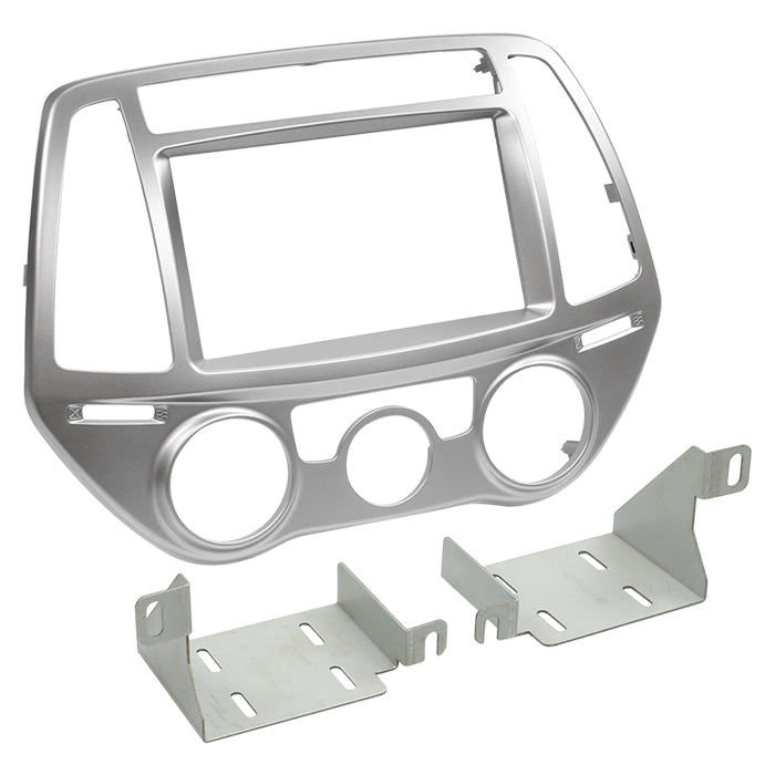 ACV, 2-DIN radioramme 11/2014 Sølv — Passer til Hyundai i20 07/ 2012-