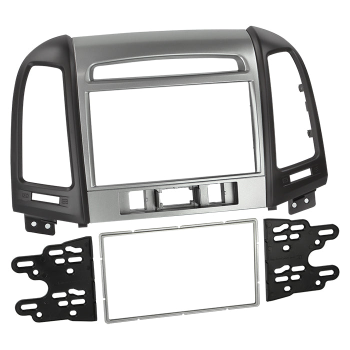 ACV, 2-DIN radioramme sort — Passer til Hyundai Santa Fe 2006-