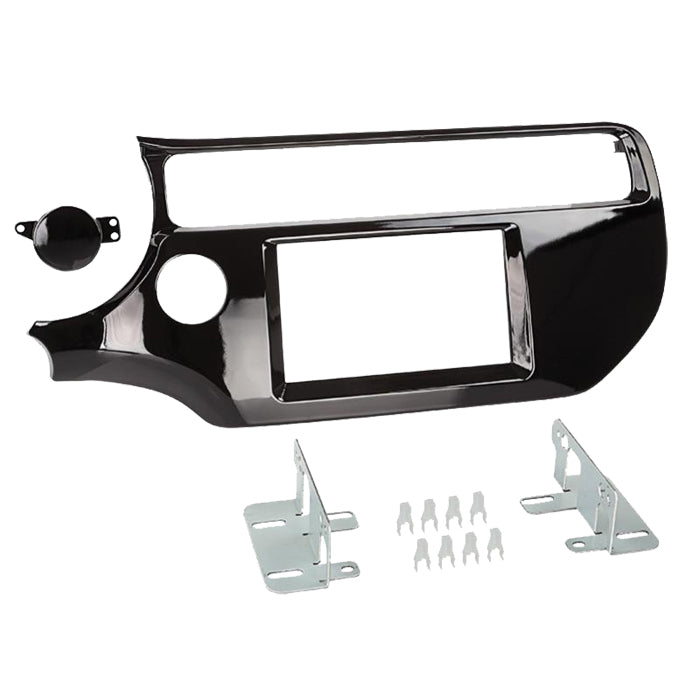 ACV, 2-DIN-sett, svart — Passer til KIA Rio (UB), 03/2015–