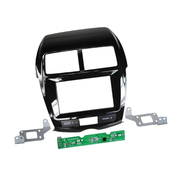 ACV, 2-DIN-sett for Peugeot/Citroën, pianolakk svart