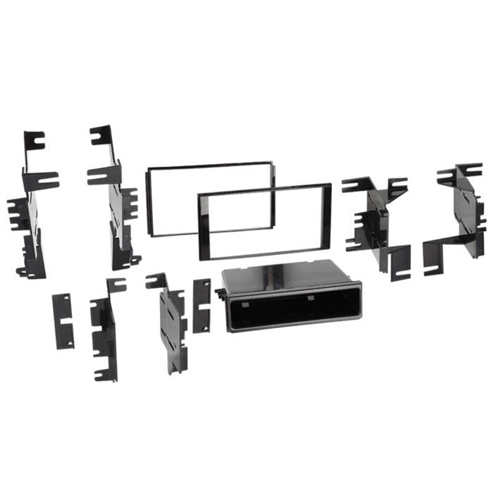 ACV, 2-DIN-sett, blank sort — passer til diverse Nissan-modeller fra 2013–