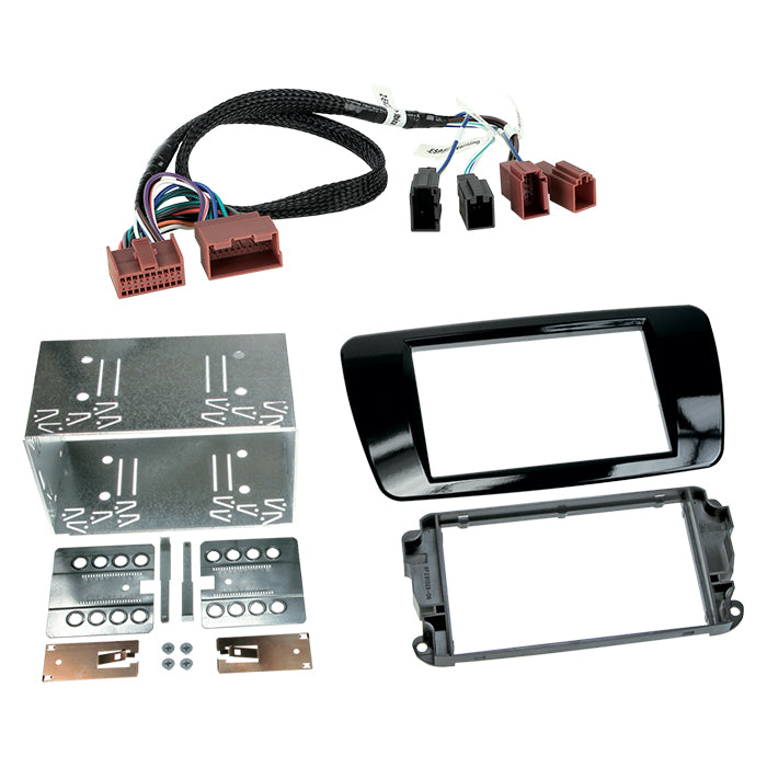 ACV, 2-DIN radioramme Seat Ibiza (6J) piano sort/sele