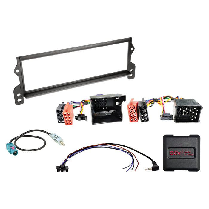ACV, 1-DIN-kit rattbetjening — Passer til Bmw mini (r50 / R52 / R53) 2001-2008