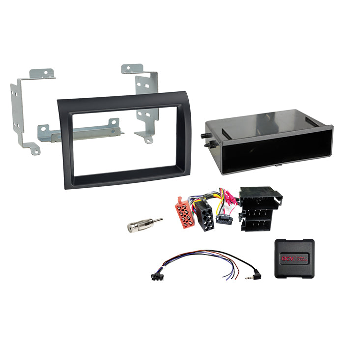 ACV, komplett 2-DIN kit M. plass Citroen/opel/peugeot svart