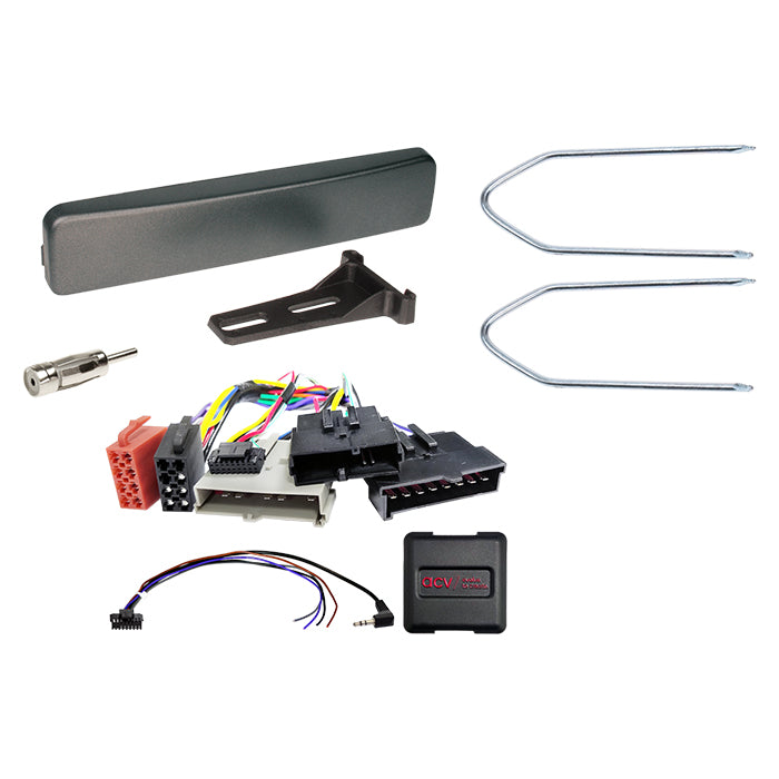 ACV, Komplett 1-DIN-sett Ford Antrasitt 8Pin/8Pin/17Pin
