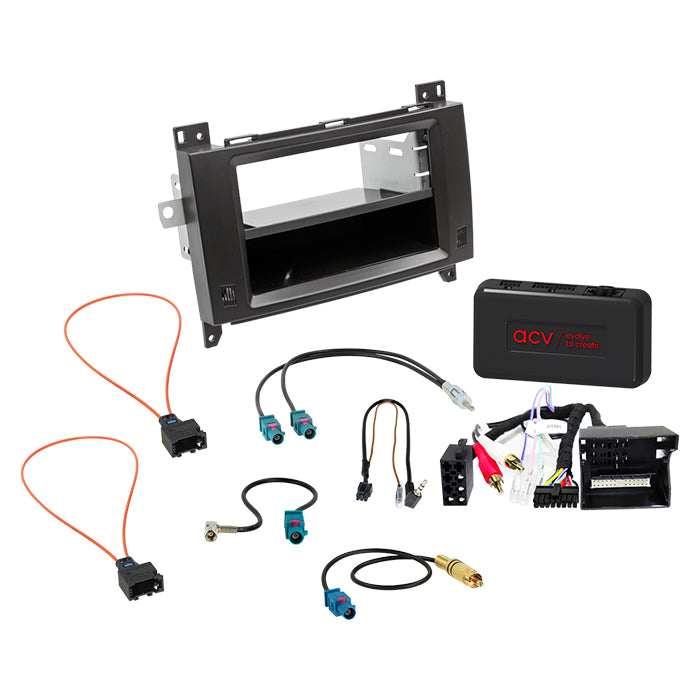ACV, komplett 2-DIN sett M. rom Mercedes Vito/viano 42x/Amp