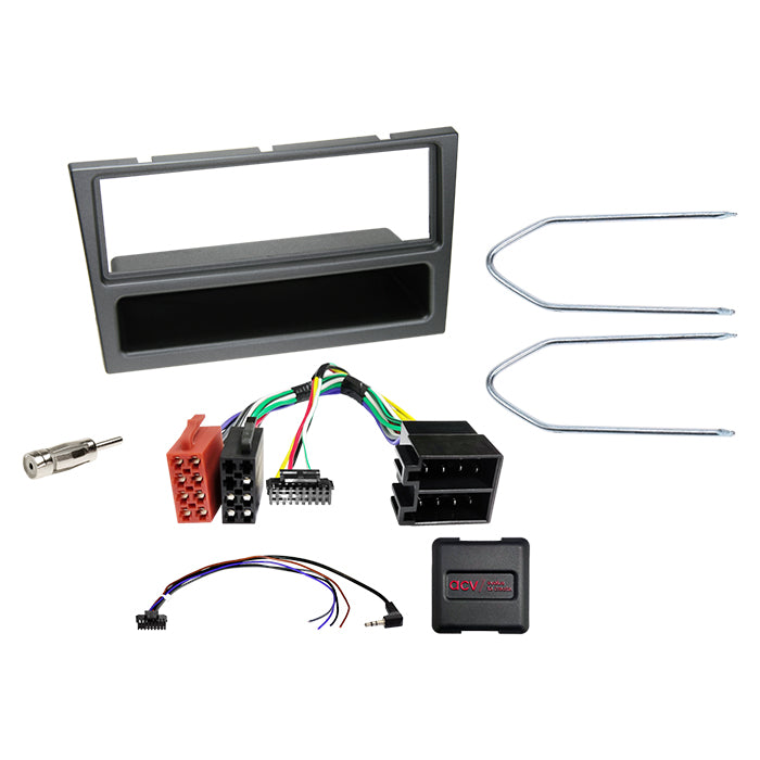 ACV, komplett 1-DIN-sett M. rom Opel Charcoal Analog
