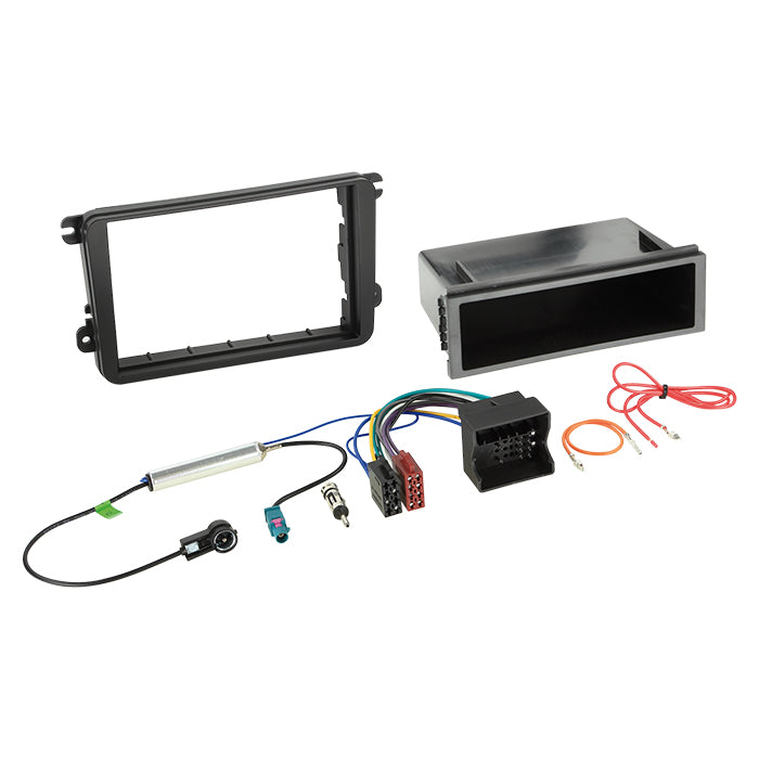 ACV, komplett 2-DIN-kit M. ramme Seat/skoda/vw