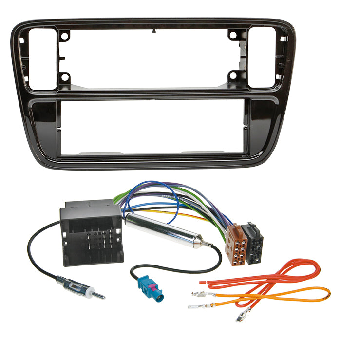 ACV, 1-DIN Kit 06/2016 Piano Sort Passiv — Passer til VW Up 12/ 2011-